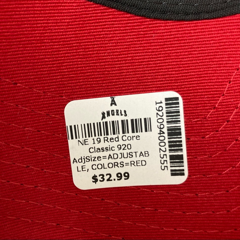 Los Angeles Angels hat / cap baseball red NWT - Picture 10 of 11